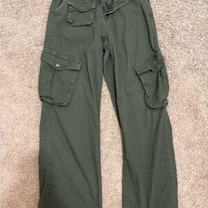 Women's Olive Cargo Pants